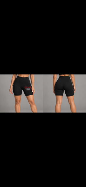 Black Biker Shorts